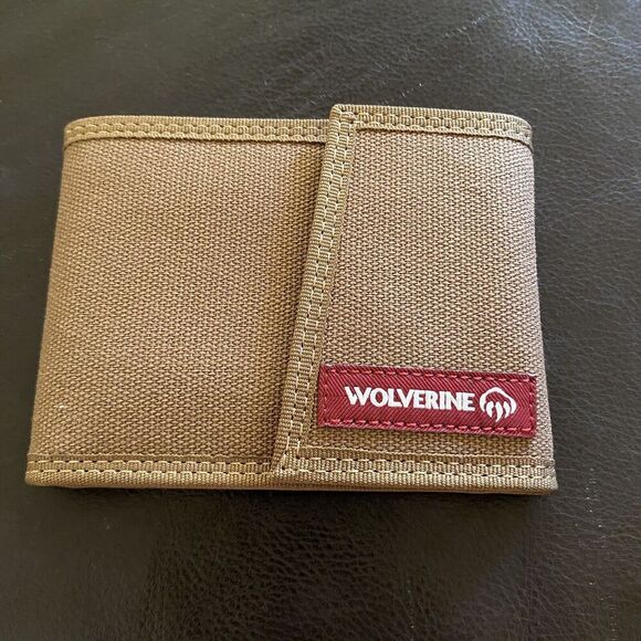 Wolverine Other - WOLVERINE Men's Tri Fold Canvas Wallet Brown Unused